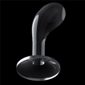 Прозрачный стимулятор простаты Flawless Clear Prostate Plug - 15 см. - Lovetoy - в Королеве купить с доставкой