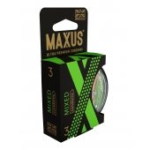 Презервативы в пластиковом кейсе MAXUS AIR Mixed - 3 шт. - Maxus - купить с доставкой в Королеве