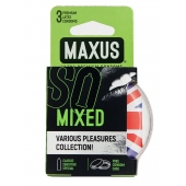 Презервативы в пластиковом кейсе MAXUS AIR Mixed - 3 шт. - Maxus - купить с доставкой в Королеве