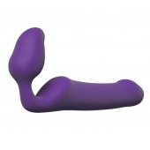 Фиолетовый безремневой страпон Queens L - Adrien Lastic - купить с доставкой в Королеве