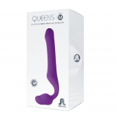 Лиловый безремневой страпон Queens M - Adrien Lastic - купить с доставкой в Королеве