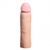 Телесная фаллическая насадка на пенис Magnum Xtender - 23 см. - Blush Novelties - в Королеве купить с доставкой