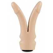 Телесная сплит-насадка харнесс - 16,5 см. - LOVETOY (А-Полимер) - купить с доставкой в Королеве