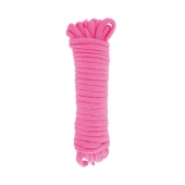 Розовая веревка для связывания Sweet Caress Rope - 10 метров - Sweet Caress - купить с доставкой в Королеве