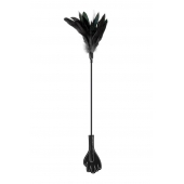 Двусторонний стек-щекоталка Sweet Caress Feather Whip - 58 см. - Sweet Caress - купить с доставкой в Королеве