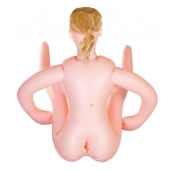 Надувная секс-кукла с реалистичной головой и поднятыми ножками - ToyFa - в Королеве купить с доставкой