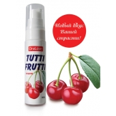 Гель-смазка Tutti-frutti с вишнёвым вкусом - 30 гр. - Биоритм - купить с доставкой в Королеве