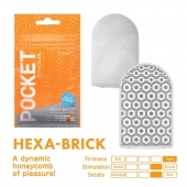 Карманный мастурбатор HEXA-BRICK - Tenga - в Королеве купить с доставкой