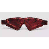 Двусторонняя красно-черная маска на глаза Reversible Faux Leather Blindfold - Fifty Shades of Grey - купить с доставкой в Королеве