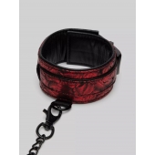 Красно-черные оковы Reversible Faux Leather Ankle Cuffs - Fifty Shades of Grey - купить с доставкой в Королеве