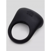 Черное эрекционное виброкольцо Sensation Rechargeable Vibrating Love Ring - Fifty Shades of Grey - в Королеве купить с доставкой