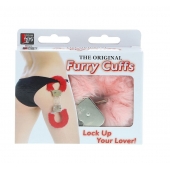 Металлические наручники с розовой меховой опушкой METAL HANDCUFF WITH PLUSH PINK - Dream Toys - купить с доставкой в Королеве
