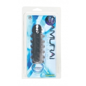 Дымчатая стимулирующая насадка с закрытой головкой SAMURAI PENIS SLEEVE BLACK - 14,5 см. - NMC - в Королеве купить с доставкой