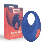 Синее эрекционное кольцо RRRING Casual Date Cock Ring - FeelzToys - в Королеве купить с доставкой
