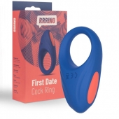 Синее эрекционное кольцо RRRING First Date Cock Ring - FeelzToys - в Королеве купить с доставкой