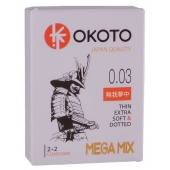 Набор из 4 презервативов OKOTO MegaMIX - Sitabella - купить с доставкой в Королеве