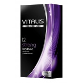 Презервативы с утолщённой стенкой VITALIS PREMIUM strong - 12 шт. - Vitalis - купить с доставкой в Королеве