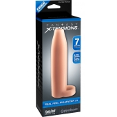 Телесная насадка Real Feel Enhancer XL - 17 см. - Pipedream - в Королеве купить с доставкой