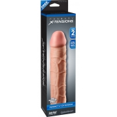 Телесная насадка Fantasy X-tensions Perfect 2  Extension - 20,3 см. - Pipedream - в Королеве купить с доставкой
