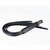 Черная кожаная плеть  Клео  - 60 см. - Sitabella - купить с доставкой в Королеве