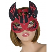 Маска дьяволицы с рожками - LOVETOY (А-Полимер) - купить с доставкой в Королеве