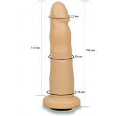 Телесная насадка Harness - 15,8 см. - LOVETOY (А-Полимер) - купить с доставкой в Королеве