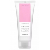 Смазка на водной основе Mixgliss Sweet с ароматом бабл-гам - 70 мл. - Mixgliss - купить с доставкой в Королеве