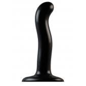 Черный фаллоимитатор-насадка Strap-On-Me P G spot Dildo size S - 16,4 см. - Strap-on-me - купить с доставкой в Королеве