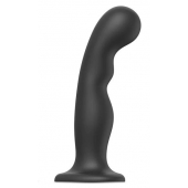 Черная насадка Strap-On-Me Dildo Plug P G size XXL - Strap-on-me - купить с доставкой в Королеве