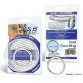 Стальное эрекционное кольцо STEEL COCK RING - 4.5 см. - BlueLine - в Королеве купить с доставкой