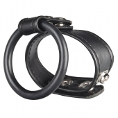 Двойное кольцо выносливости на пенис DUAL STAMINA RING - BlueLine - в Королеве купить с доставкой