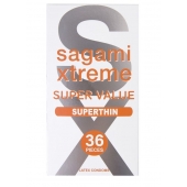 Ультратонкие презервативы Sagami Xtreme Superthin - 36 шт. - Sagami - купить с доставкой в Королеве