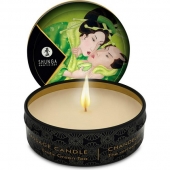 Массажная свеча Exotic Green Tea с ароматом зелёного чая - 30 мл. - Shunga - купить с доставкой в Королеве