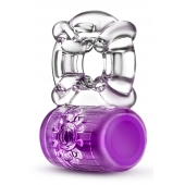 Фиолетовое эрекционное виброкольцо Pleaser Rechargeable C-Ring - Blush Novelties - в Королеве купить с доставкой