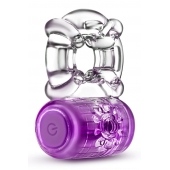 Фиолетовое эрекционное виброкольцо One Night Stand Vibrating C-Ring - Blush Novelties - в Королеве купить с доставкой