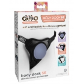 Черные трусики для страпона Body Dock SE на регулируемых ремнях - Pipedream - купить с доставкой в Королеве