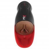 Коричневый мастурбатор-вагина с вибрацией Fuck-O-Matic 2 - Pipedream - в Королеве купить с доставкой