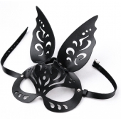 Черная ажурная маска  Зайка  с ушками - Crazy Handmade - купить с доставкой в Королеве