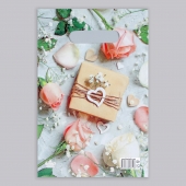 Полиэтиленовый пакет  Подарочек  с вырубной усиленной ручкой - 20 х 30 см. - Сима-Ленд - купить с доставкой в Королеве