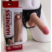 Страпон в подарочной упаковке: трусики с плугом и фаллоимитатор-насадка - 16 см. - LOVETOY (А-Полимер) - купить с доставкой в Королеве