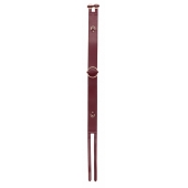 Бордовый ремень Halo Waist Belt - размер L-XL - Shots Media BV - купить с доставкой в Королеве