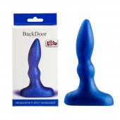 Синий анальный стимулятор Beginners p-spot massager - 11 см. - Lola Games - в Королеве купить с доставкой