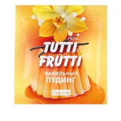 Пробник гель-смазки Tutti-frutti со вкусом ванильного пудинга - 4 гр. - Биоритм - купить с доставкой в Королеве