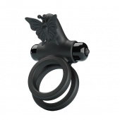 Черное эрекционное виброкольцо Passionate Ring IX - Baile - в Королеве купить с доставкой