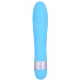 Голубой классический вибратор Precious Passion Vibrator - 17 см. - Chisa