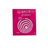 Стимулирующий интимный крем для женщин Cosmo G-spot - 2 гр. - Биоритм - купить с доставкой в Королеве
