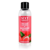 Массажное масло Sexy Sweet Nectar Lychee с феромонами и ароматом личи - 75 мл. - Биоритм - купить с доставкой в Королеве