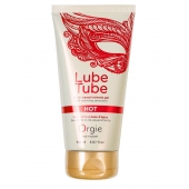 Интимный гель на водной основе Lube Tube Hot с разогревающим эффектом - 150 мл. - ORGIE - купить с доставкой в Королеве