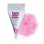 Съедобное согревающее массажное масло Love Me Tender Cotton Candy с ароматом сладкой ваты - 10 мл. - Love to Love - купить с доставкой в Королеве