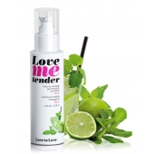 Съедобное согревающее массажное масло Love Me Tender Mojito с ароматом мохито - 100 мл. - Love to Love - купить с доставкой в Королеве